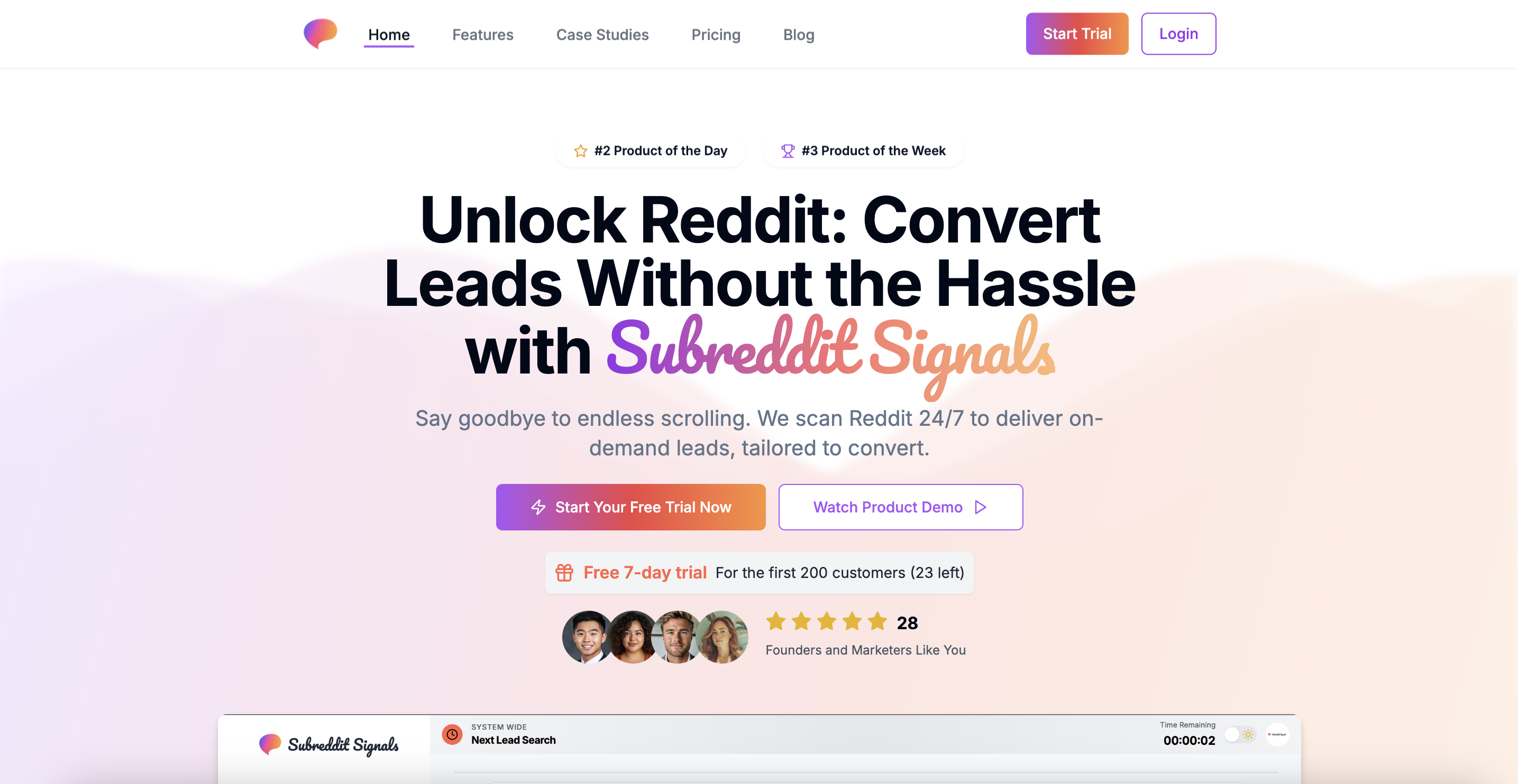 Subreddit Signals preview